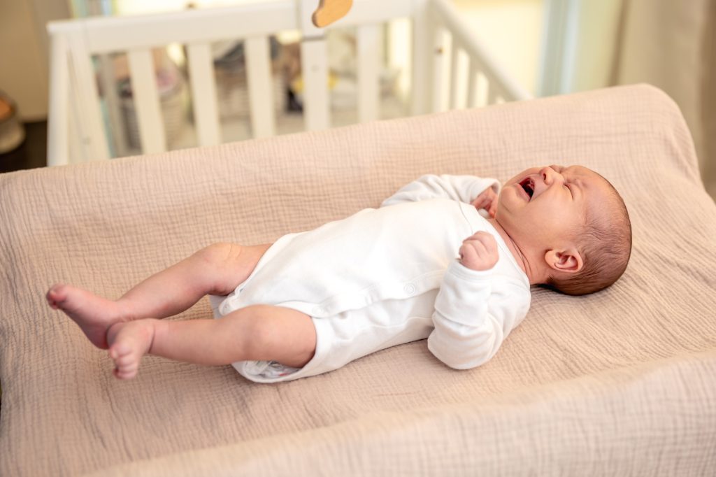 Baby huilt veel